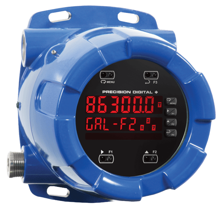 Precision Digital PD8-6300ProtEX-MAX Dual-Line 6-Digit Flow Rate/Totalizer